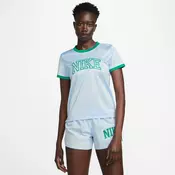Nike W NK DF SWOOSH RUN SS TOP, ženska majica za trčanje, plava DQ6371