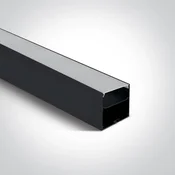 ALUMINIJASTI PROFIL + ČRNI DIFUZOR DM7910A/B