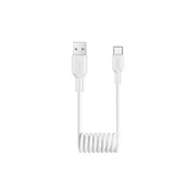 Puro Spiralni kabel USB-A – USB-C, 10 W, 1 m – bel