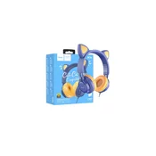 SLUSALICE SA MIKROFONOM HOCO MACIJE USI W36 BLUE