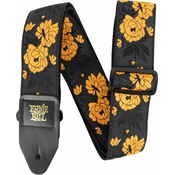 Ernie Ball Classic Jacquard Guitar/Bass Strap Tangerine Rose