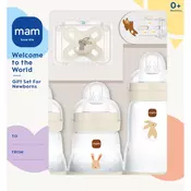 MAM Welcome to the World 0m+ poklon set za bebe Beige 1 kom