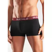 BUFFALO Boksarice siva/petrol/temno rdeča/črna