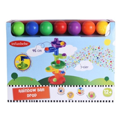 Infunbebe igracka za bebe kotrljajuce loptice (7kom) 12m+ ( PL101-7 )