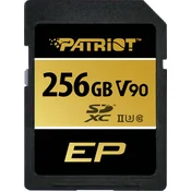 Patriot V90/SDXC/256GB/UHS-II U3 / Class 10/+ Adapter