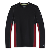 Mens T-Shirt Smartwool Merino Sport 150 Long Sleeve Crew Red/Black