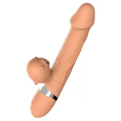 Gardj Europe Vibrator – Basia Thusting Vibrator 2 v 1, vibratorji z jezičkom, USB