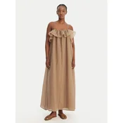 Eleh Poletna obleka SS260198 Bež Relaxed Fit