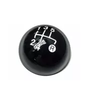 888 CAR ACCESSORIES Fiat 500 2007- rucica menjaca 5 brzina crni poklopac