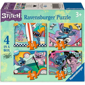 Ravensburger puzzle (slagalice) - 4u1 Dizni Stic RA12004106