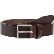 Pas CALVIN KLEIN Formal - rjav, usnjen, moški, 115 cm