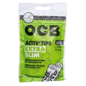 shumee OCB Activ Tips Ogljikovi filtri 50 kosov 6 mm vrečka