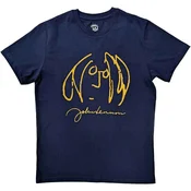 John Lennon Self Portrait Navy Blue L Majica
