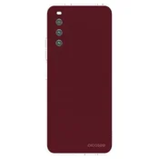 Silikonski prozorni ovitek za Sony Xperia 10 IV 5G - Burgundy red