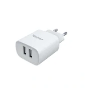 Yenkee YAC SE 224 glavni punjač, 12 W, 2 USB-A priključka, bijeli