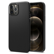Ovitek Spigen Liquid Air za iPhone 12/iPhone 12 Pro - black