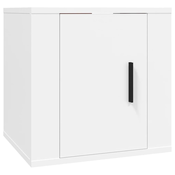 MAISON CHIC Stenska TV omarica - TV stojalo - Televizijska omarica bela 40x34,5x40 cm, (21702108)