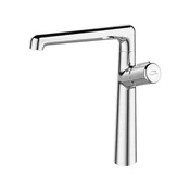 shumee Kuhinjska pipa, stoječa, krom L, medenina, neopearl, BAO_065D