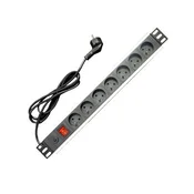 Prenapet. OC rack 19 delilnik 7x 230V