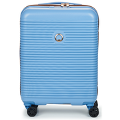 DELSEY PARIS Trdi kovčki FREESTYLE 4DR CABINE 55CM SLIM Modra