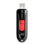 Transcend USB 32 GB, JetFlash 590K, USB2.0 Retractable, Black/Red ( TS32GJF590K )