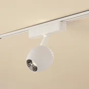 Lindby LED reflektor 48 V Lumaro, bel, O6cm, plastika, z možnostjo zatemnitve - Dnevna soba/jedilnica - Sodobni - bela