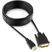 Gembird HDMI/DVI, M/M kabl 5m Crno