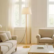 Opviq Podna lampa, Krem