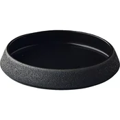 Style Point globoki krožnik Vulcanic 20 cm, črn (12 kos)