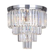 Brilagi - Kristalna stropna svjetiljka MOZART 5xE14/40W/230V sjajni krom