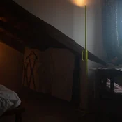 Foscarini Tobia terra LED talna svetilka, rumena - Dnevna soba/jedilnica - Dizajn - Kovina