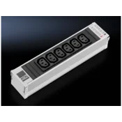 Rittal DK 7856.080 Indoor 6AC outlet(s) Black, Grey power extension