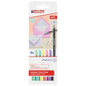 Flomaster školski 6boja pastel edding 1200/6 s