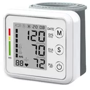 Verkgroup Elektronski LCD zapestni manometer – merilnik krvnega tlaka