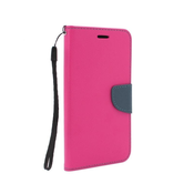 Preklopni Etui za Wiko U10 Mercury, Classic , pink in temno modra