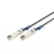 Digitus DN-81245 InfiniBand in optični kabel 5 m SFP28 DAC Črna