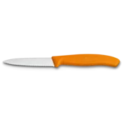 Victorinox 6.7636.L119 nož za zelenjavo, nazobčan, 8 cm oranžen
