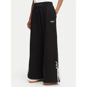 Reebok Spodnji del trenirke Dominka RK25696CCW Črna Regular Fit