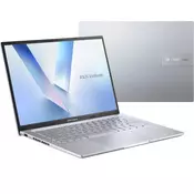 ASUS Vivobook 14 M1405NAQ-LY014 Ryzen 5 1500 14.0 WUXGA IPS-level display 60Hz 300 nits AG 16GB DDR5 512GB SSD AMD Radeon graphics WLAN + Bluetooth 720p webcam 42Wh battery No OS Cool Silver