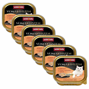 Animonda Vom Feinsten Adult Cat kura, losos + špenát 6x100 g