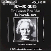 GRIEG:COMPLETE piano MUSIC VOL.3