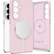 TECH-Protect Silicone MagSafe ovitek za Samsung S26, Pink Pearl