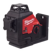 Akumulatorski zeleni nivelirni 360° 3 linijski laser M12 3PL-0C brez akumulatorja.