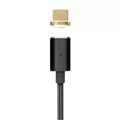 Platinet Kabl PUCMPM1B MicroUSB-USB magnet svetleci 1.2m crni