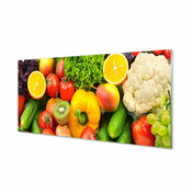 tulup.si Slika na akrilnem steklu Cvetača kiwi kumare 140x70 cm 2 obešalnika