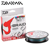 Pletena Vrvica Daiwa J-Braid X-8 Multicolor 0,06-0,22mm/150m
