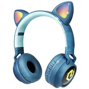 Dječje slušalice PowerLocus - Buddy Ears, bežične, plave
