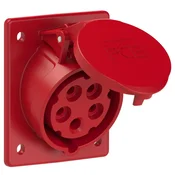 PCE Kotna vtičnica 16A 400V 3P+Z+N 80x97mm IP44