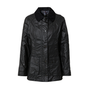 Prava škotska voštana jakna za žene Barbour Beadnell Wax Jacket — Black - 14