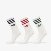 Nogavice adidas 3 Stripes Crew Socks 3 Pairs Night Indigo/ Team Victory Red/ Collegiate Green XL